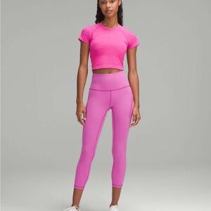 Lululemon swiftly tech cropped short sleeve shirt